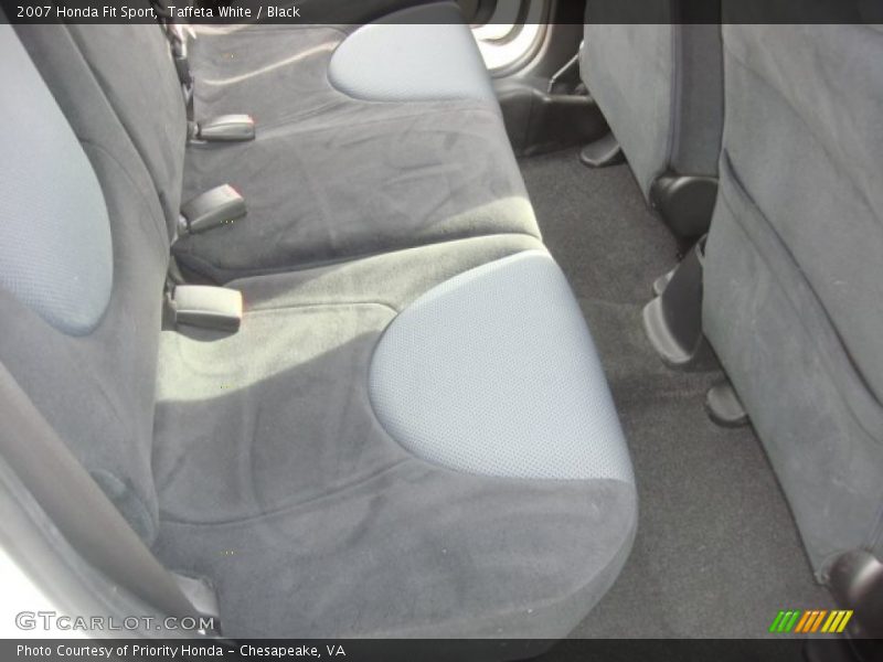 Taffeta White / Black 2007 Honda Fit Sport