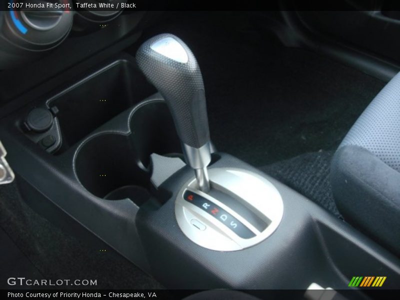 Taffeta White / Black 2007 Honda Fit Sport