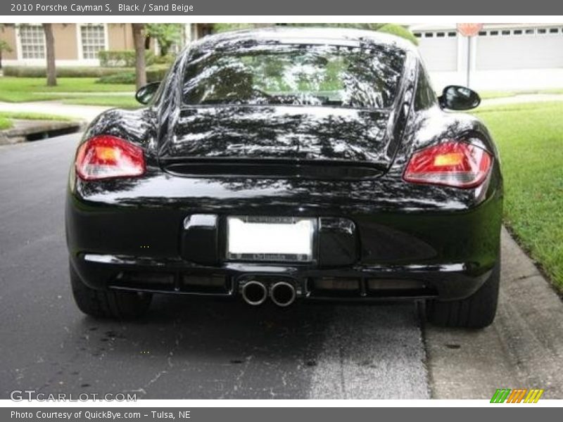 Black / Sand Beige 2010 Porsche Cayman S