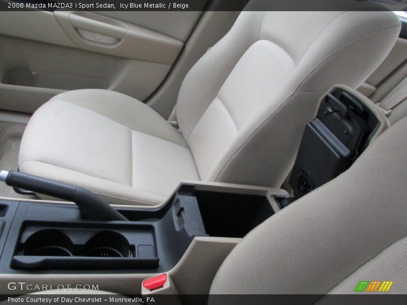 Icy Blue Metallic / Beige 2008 Mazda MAZDA3 i Sport Sedan