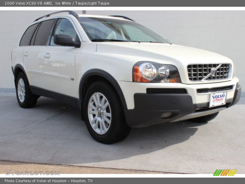 Ice White / Taupe/Light Taupe 2006 Volvo XC90 V8 AWD