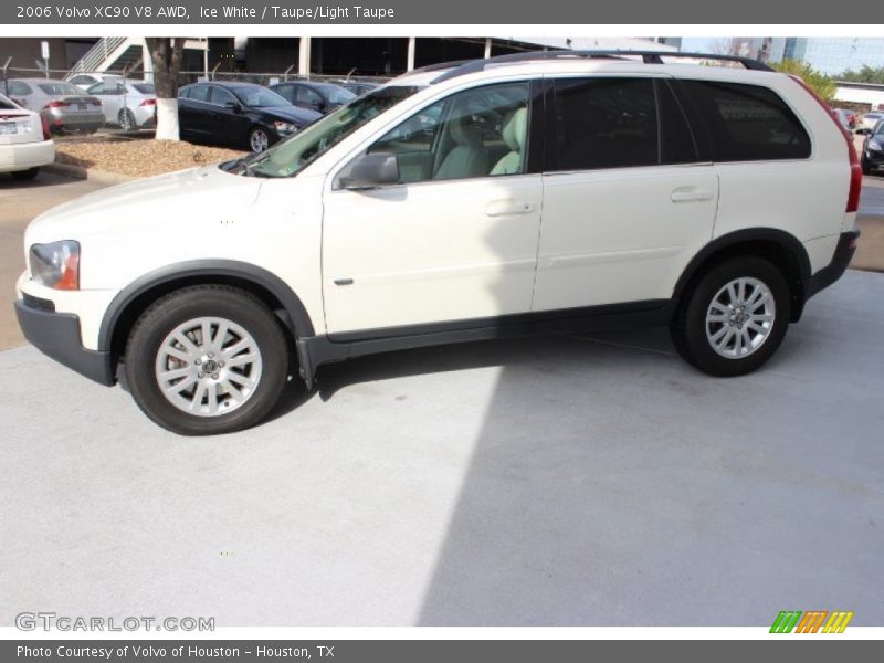 Ice White / Taupe/Light Taupe 2006 Volvo XC90 V8 AWD