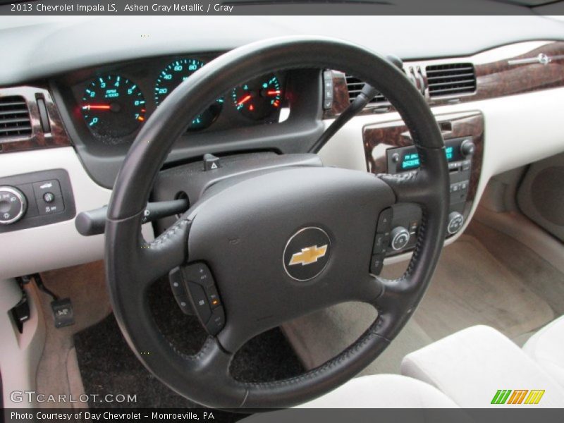 Ashen Gray Metallic / Gray 2013 Chevrolet Impala LS