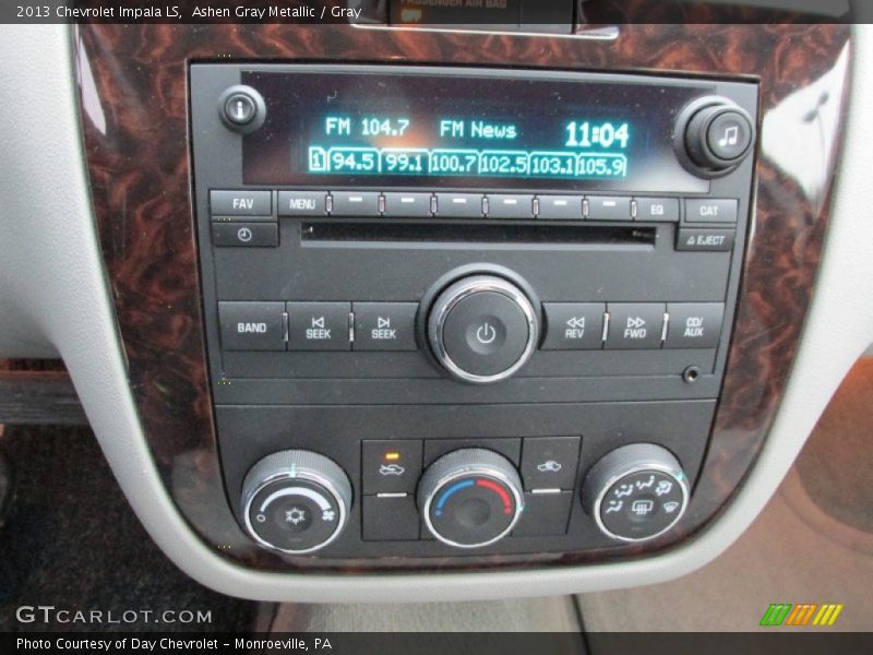 Ashen Gray Metallic / Gray 2013 Chevrolet Impala LS