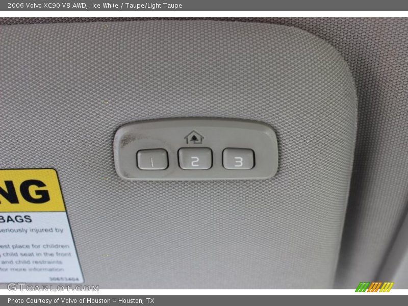 Ice White / Taupe/Light Taupe 2006 Volvo XC90 V8 AWD