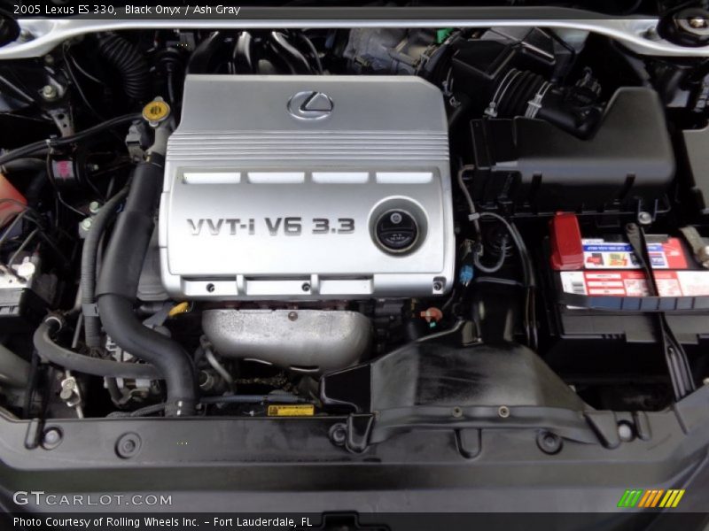 Black Onyx / Ash Gray 2005 Lexus ES 330