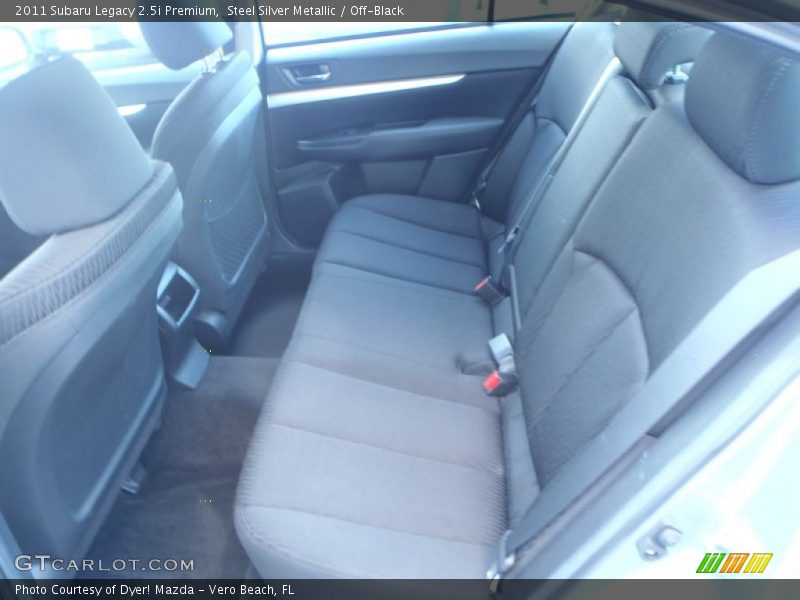 Steel Silver Metallic / Off-Black 2011 Subaru Legacy 2.5i Premium