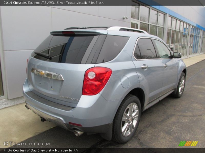 Silver Topaz Metallic / Jet Black 2014 Chevrolet Equinox LTZ AWD