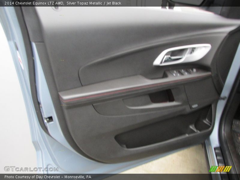 Silver Topaz Metallic / Jet Black 2014 Chevrolet Equinox LTZ AWD