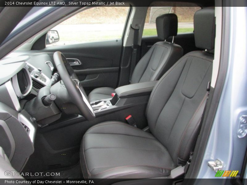 Silver Topaz Metallic / Jet Black 2014 Chevrolet Equinox LTZ AWD
