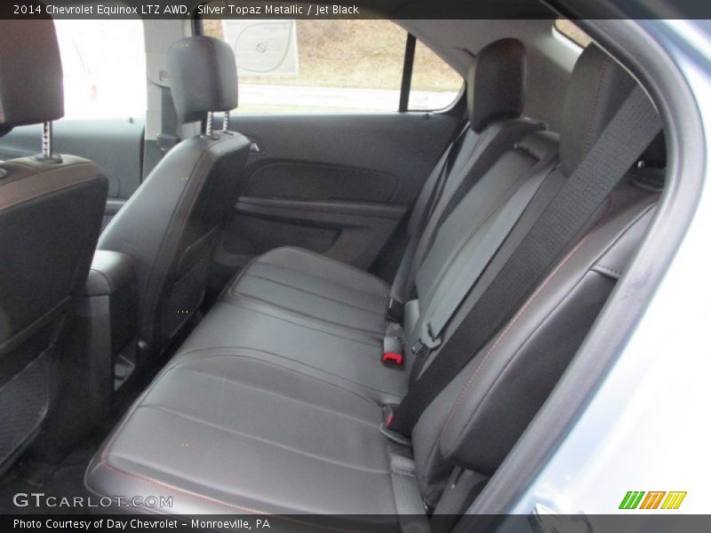 Silver Topaz Metallic / Jet Black 2014 Chevrolet Equinox LTZ AWD