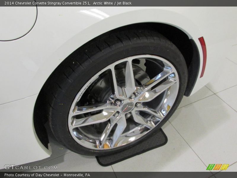 Arctic White / Jet Black 2014 Chevrolet Corvette Stingray Convertible Z51
