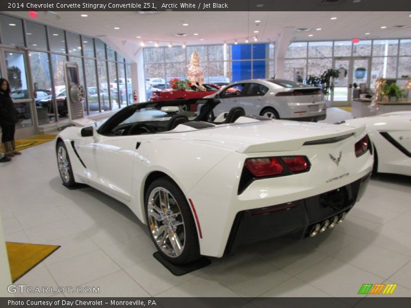 Arctic White / Jet Black 2014 Chevrolet Corvette Stingray Convertible Z51