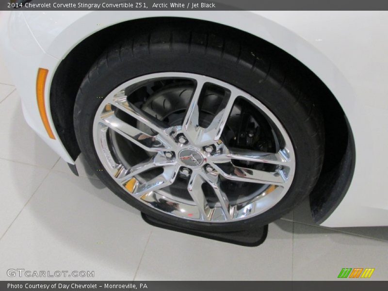 Arctic White / Jet Black 2014 Chevrolet Corvette Stingray Convertible Z51