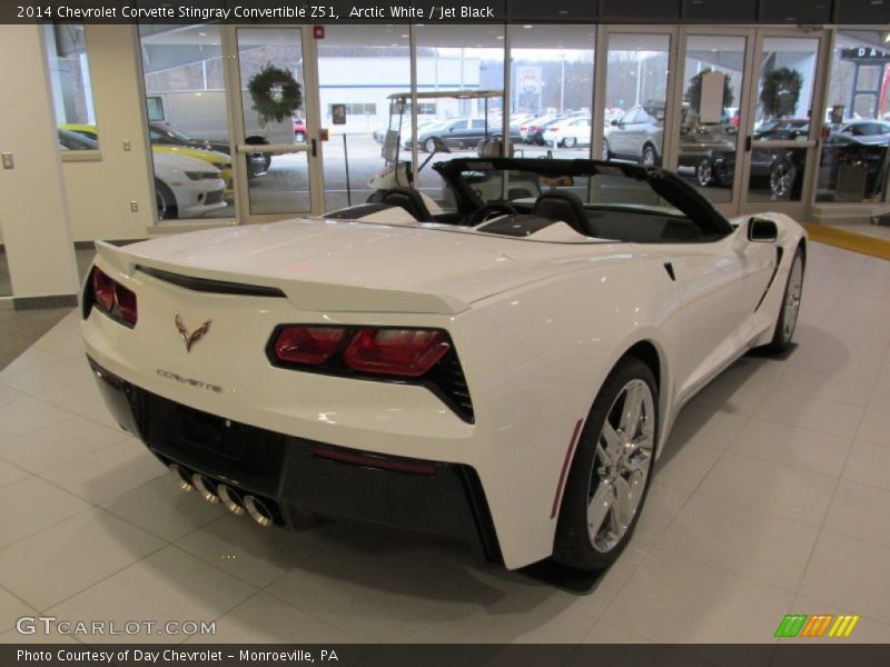 Arctic White / Jet Black 2014 Chevrolet Corvette Stingray Convertible Z51