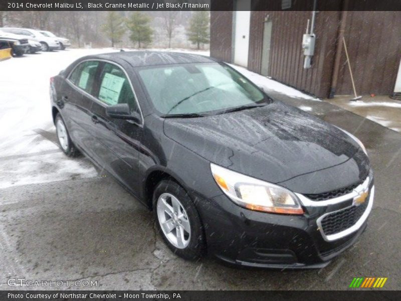 Black Granite Metallic / Jet Black/Titanium 2014 Chevrolet Malibu LS