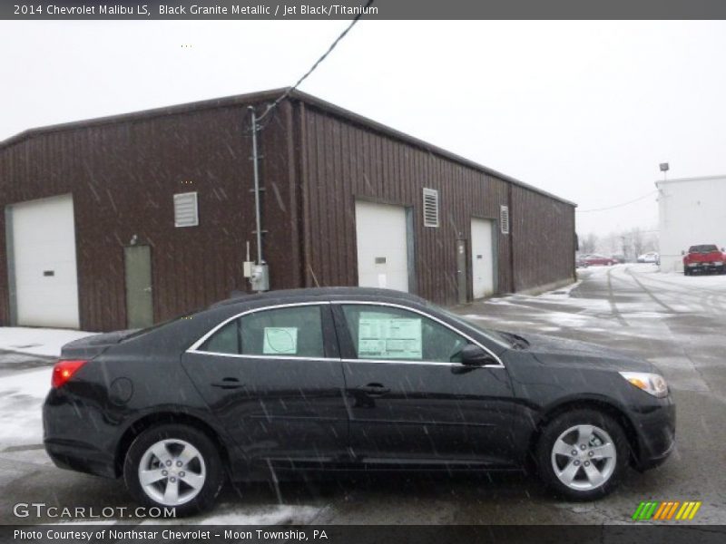 Black Granite Metallic / Jet Black/Titanium 2014 Chevrolet Malibu LS