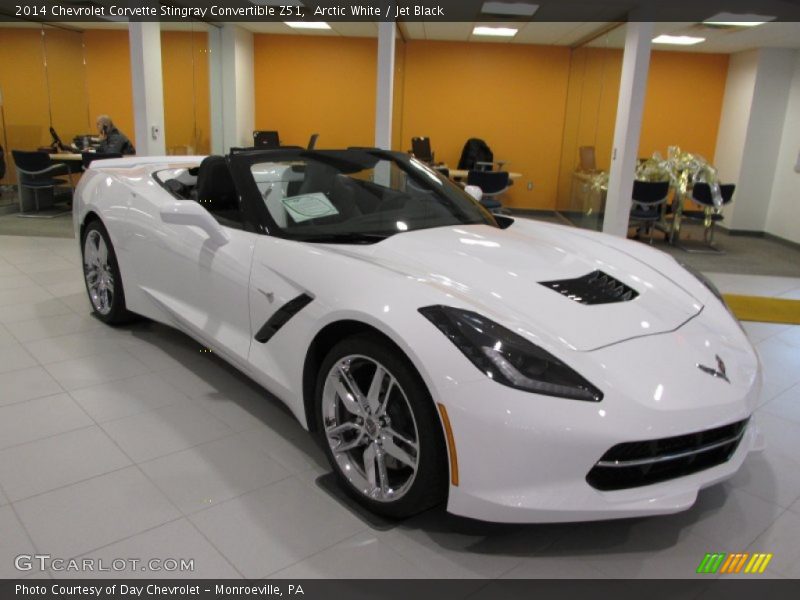 Arctic White / Jet Black 2014 Chevrolet Corvette Stingray Convertible Z51