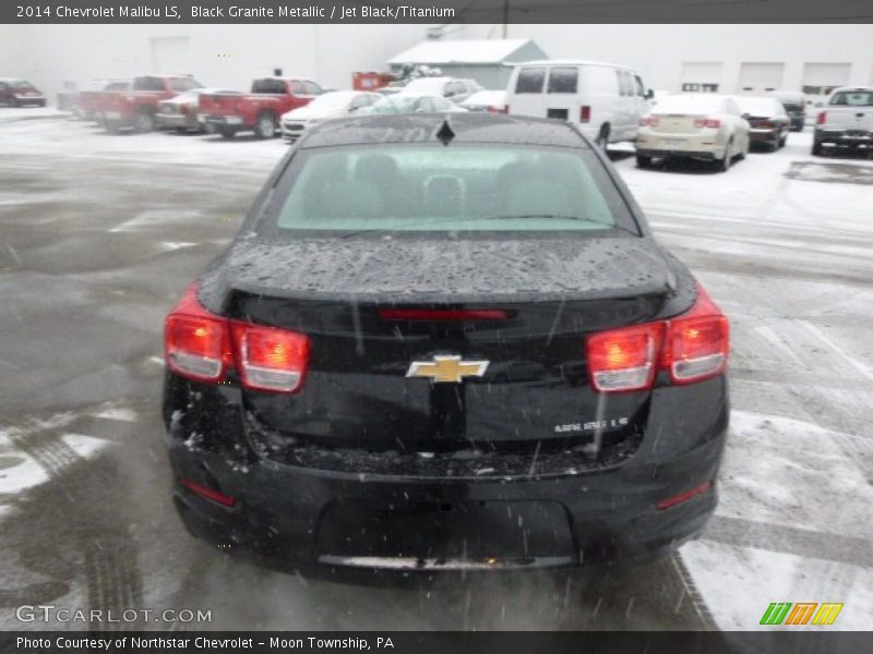 Black Granite Metallic / Jet Black/Titanium 2014 Chevrolet Malibu LS