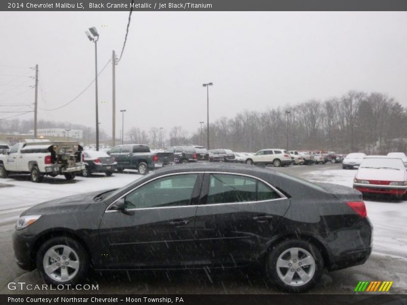 Black Granite Metallic / Jet Black/Titanium 2014 Chevrolet Malibu LS