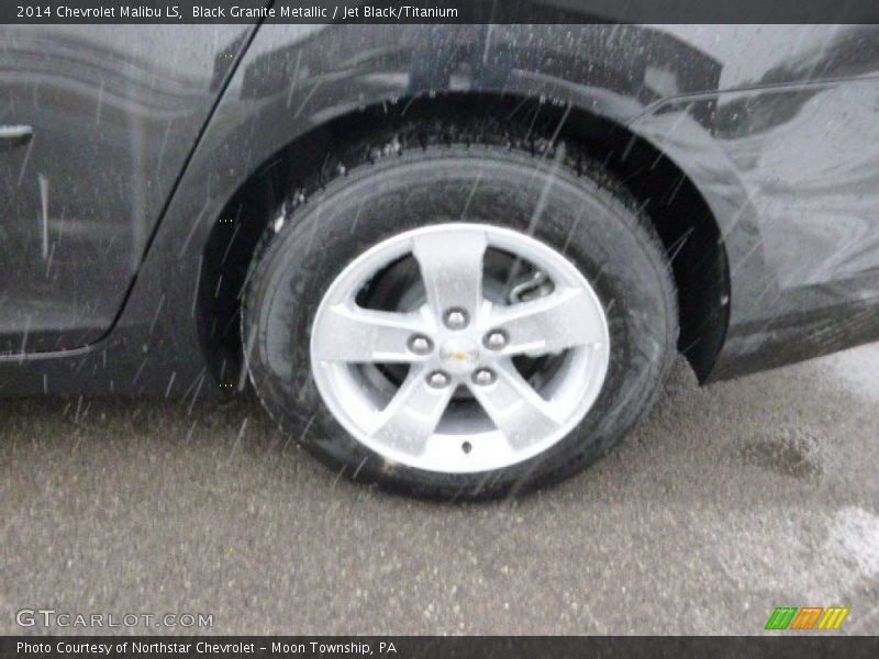 Black Granite Metallic / Jet Black/Titanium 2014 Chevrolet Malibu LS