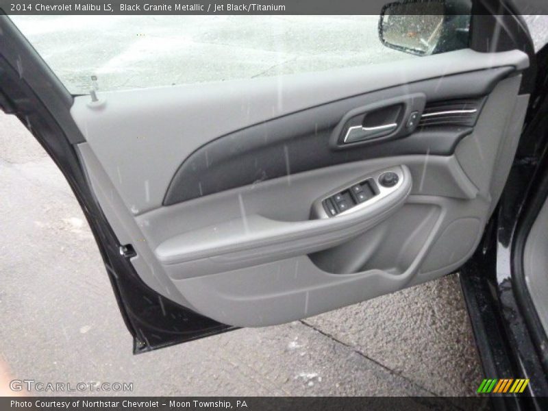 Black Granite Metallic / Jet Black/Titanium 2014 Chevrolet Malibu LS