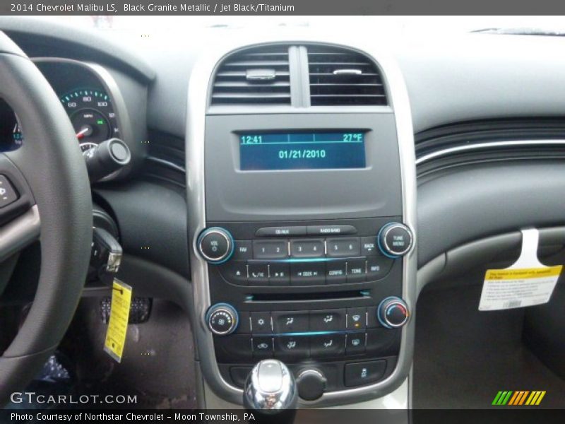 Black Granite Metallic / Jet Black/Titanium 2014 Chevrolet Malibu LS