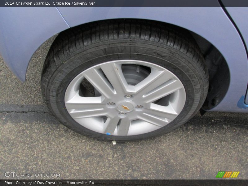 Grape Ice / Silver/Silver 2014 Chevrolet Spark LS