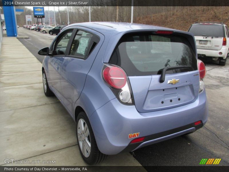 Grape Ice / Silver/Silver 2014 Chevrolet Spark LS