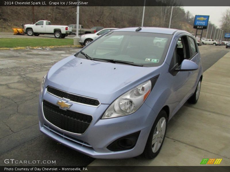 Grape Ice / Silver/Silver 2014 Chevrolet Spark LS