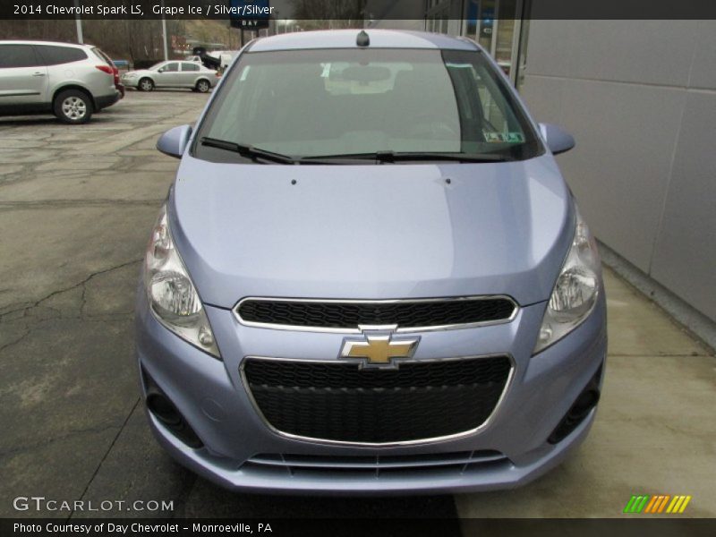 Grape Ice / Silver/Silver 2014 Chevrolet Spark LS
