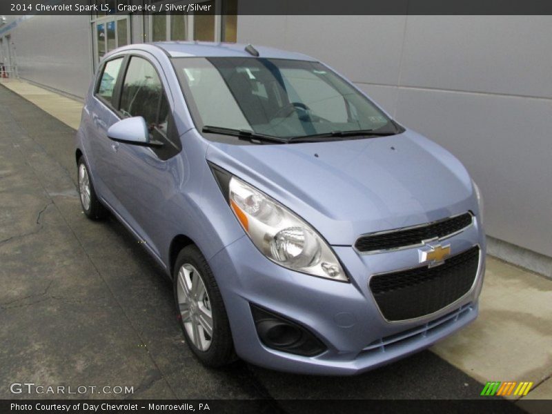 Grape Ice / Silver/Silver 2014 Chevrolet Spark LS