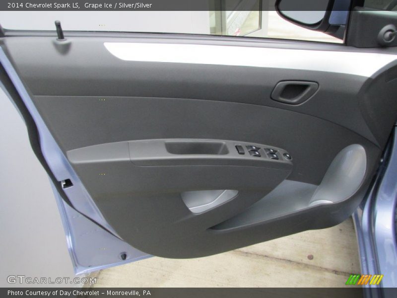 Grape Ice / Silver/Silver 2014 Chevrolet Spark LS