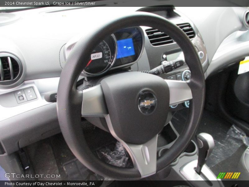 Grape Ice / Silver/Silver 2014 Chevrolet Spark LS