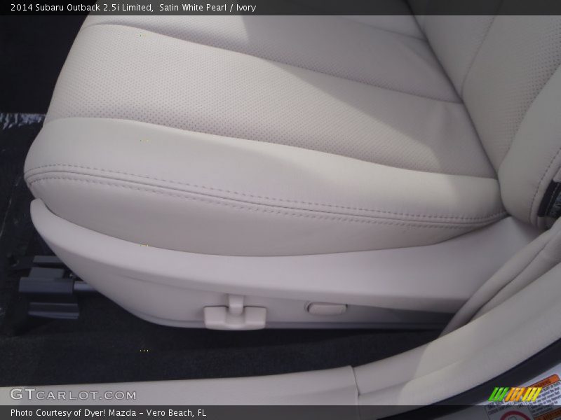 Satin White Pearl / Ivory 2014 Subaru Outback 2.5i Limited