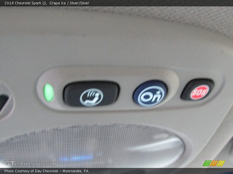 Grape Ice / Silver/Silver 2014 Chevrolet Spark LS