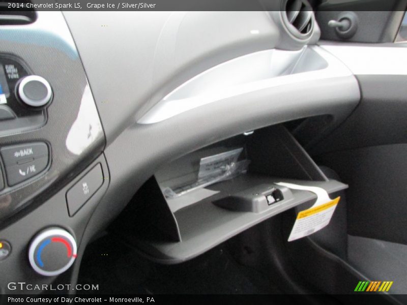 Grape Ice / Silver/Silver 2014 Chevrolet Spark LS