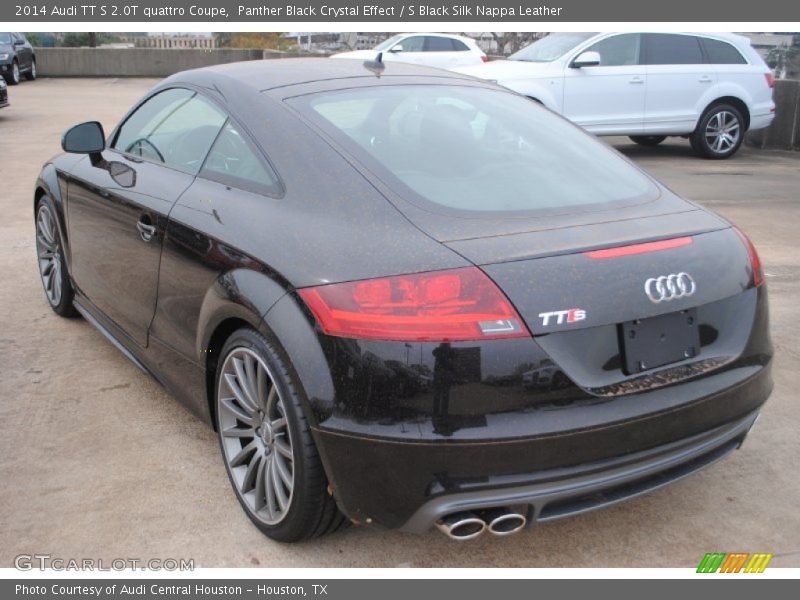 Panther Black Crystal Effect / S Black Silk Nappa Leather 2014 Audi TT S 2.0T quattro Coupe