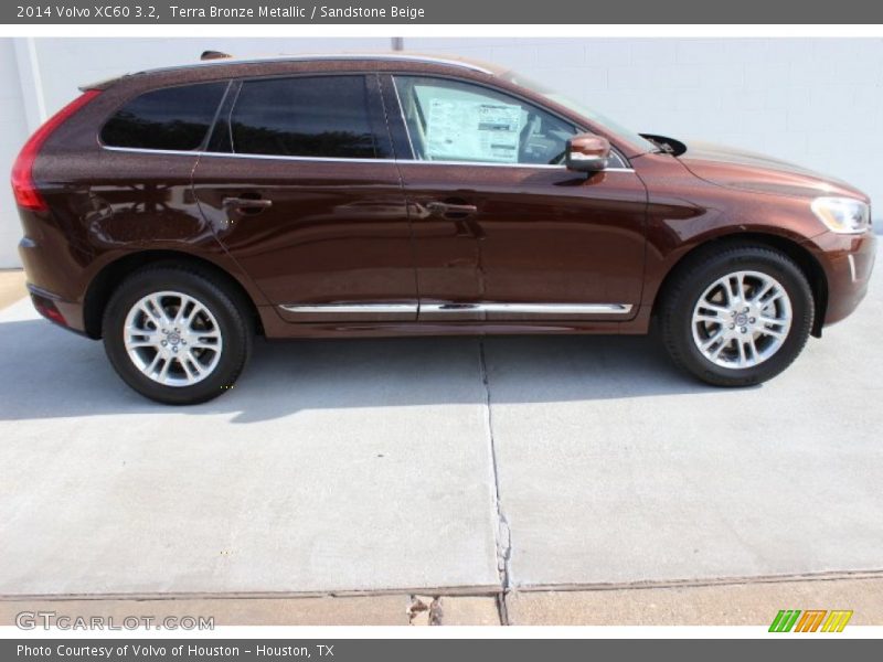 Terra Bronze Metallic / Sandstone Beige 2014 Volvo XC60 3.2