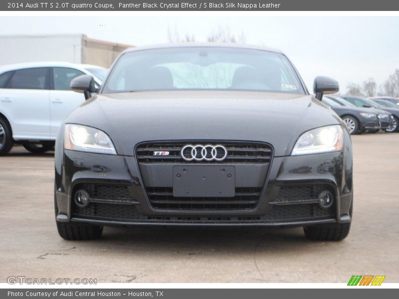 Panther Black Crystal Effect / S Black Silk Nappa Leather 2014 Audi TT S 2.0T quattro Coupe