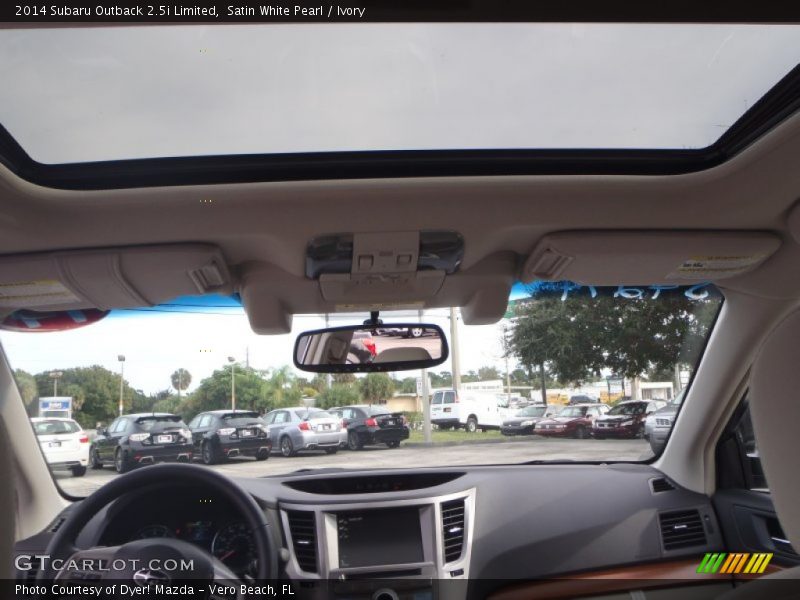 Satin White Pearl / Ivory 2014 Subaru Outback 2.5i Limited