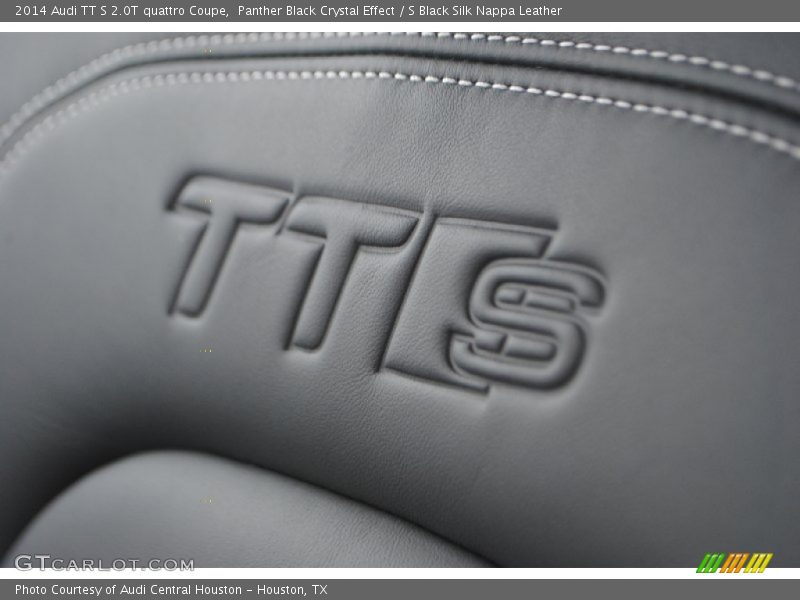 Panther Black Crystal Effect / S Black Silk Nappa Leather 2014 Audi TT S 2.0T quattro Coupe