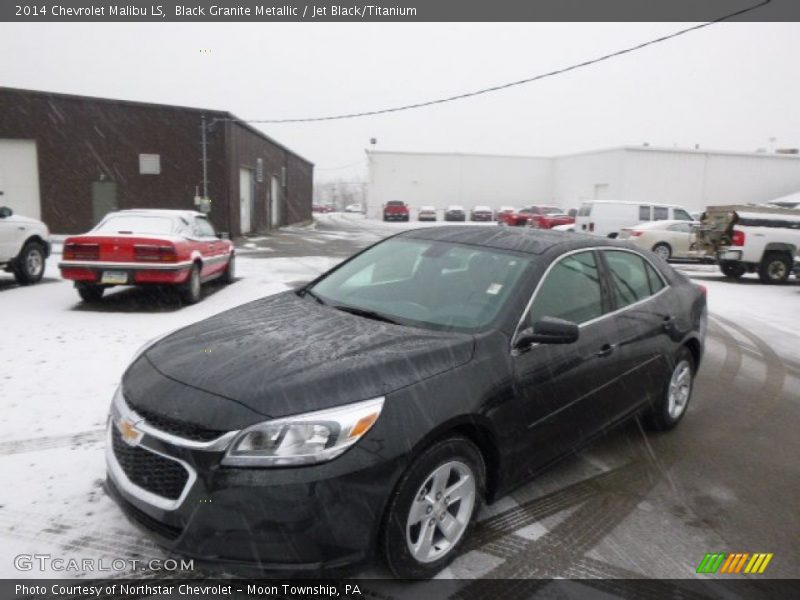 Black Granite Metallic / Jet Black/Titanium 2014 Chevrolet Malibu LS