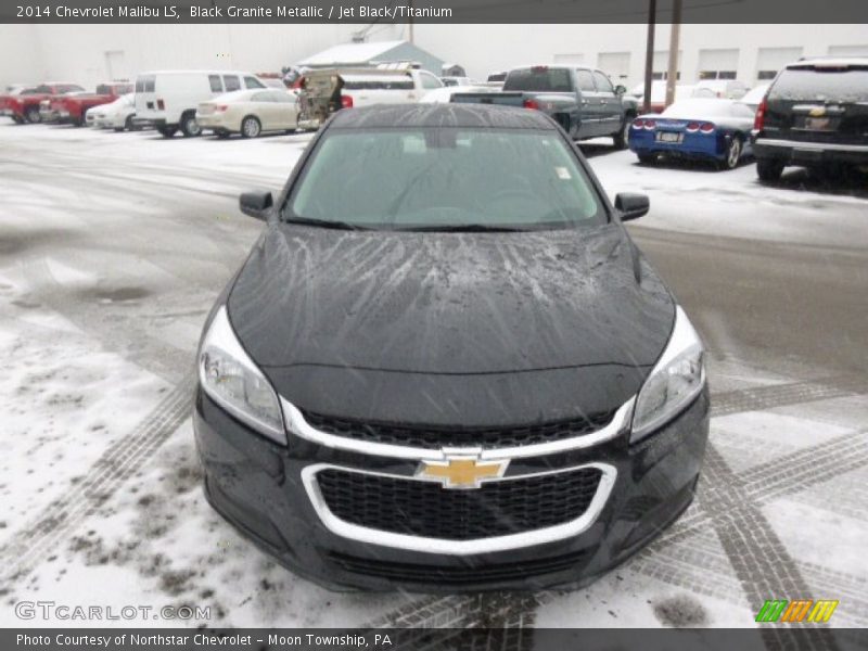 Black Granite Metallic / Jet Black/Titanium 2014 Chevrolet Malibu LS