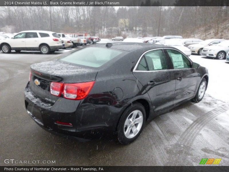 Black Granite Metallic / Jet Black/Titanium 2014 Chevrolet Malibu LS