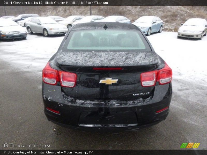 Black Granite Metallic / Jet Black/Titanium 2014 Chevrolet Malibu LS