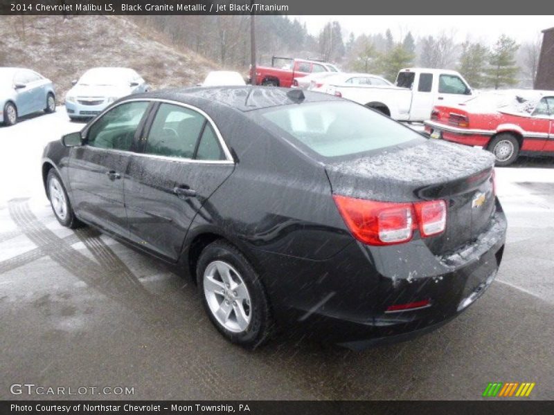 Black Granite Metallic / Jet Black/Titanium 2014 Chevrolet Malibu LS