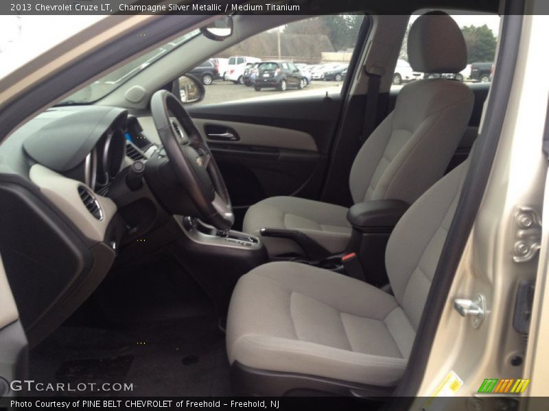 Champagne Silver Metallic / Medium Titanium 2013 Chevrolet Cruze LT