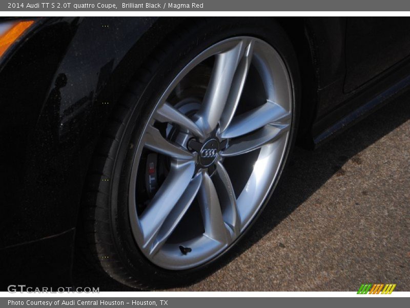 Brilliant Black / Magma Red 2014 Audi TT S 2.0T quattro Coupe