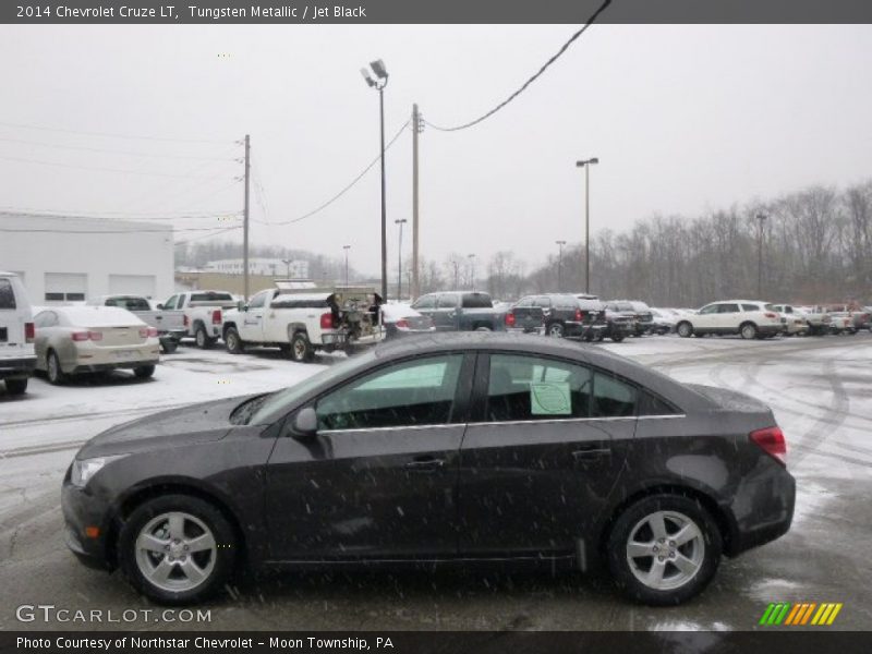 Tungsten Metallic / Jet Black 2014 Chevrolet Cruze LT